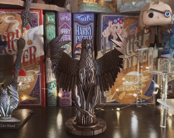 Puerta secreta Griffin impresa en 3D para la oficina del director en la escuela de magia