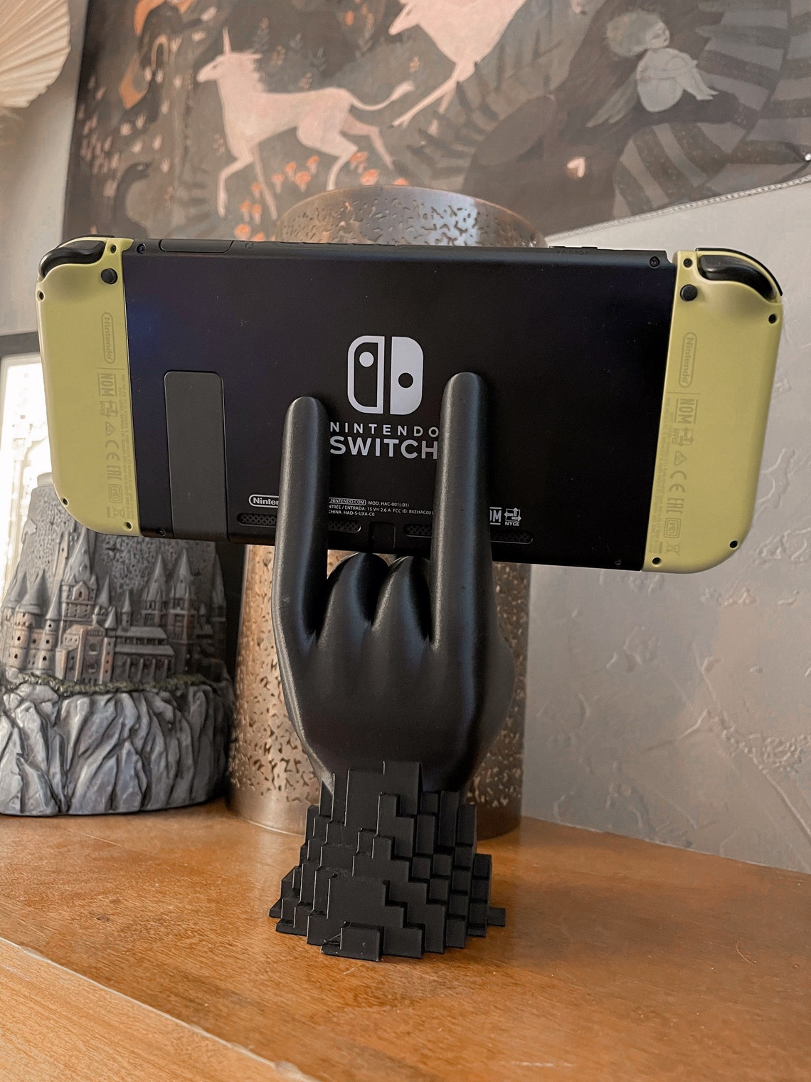 3D Printed Hand Controller Holder Dock Cozy Gaming Decor Etsy