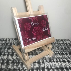 Dona Nobis Pacem - Christmas Card - Greeting Card (Blank Inside)