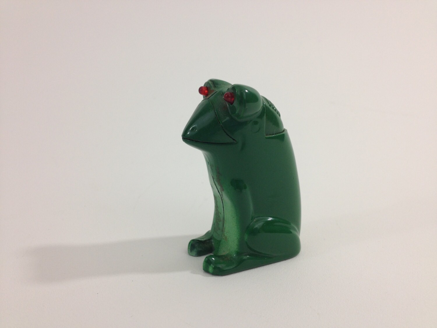Vintage Metal Frog Lighter Butane Etsy
