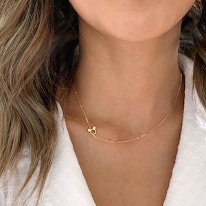 Sideways Mickey Mouse Necklace / Small Mickey Mouse Necklace