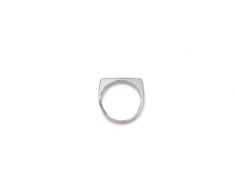 Sterling Silver Bar Rings / Schlichte, moderne Ringe