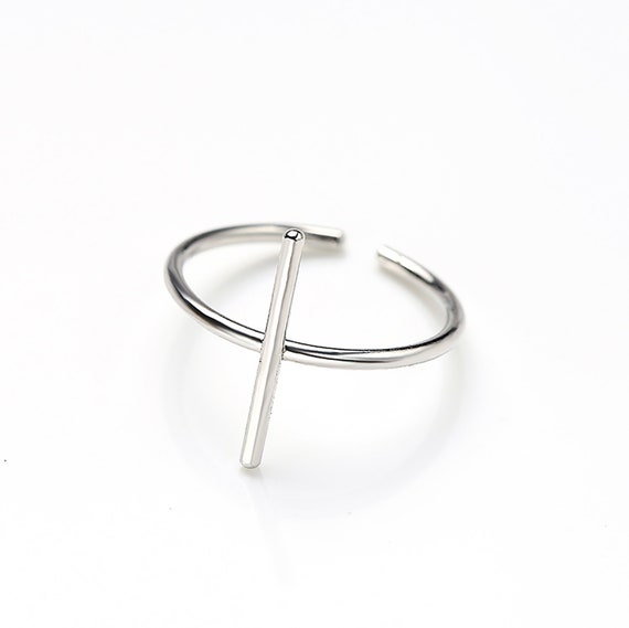 Slim Bar Silver Ring