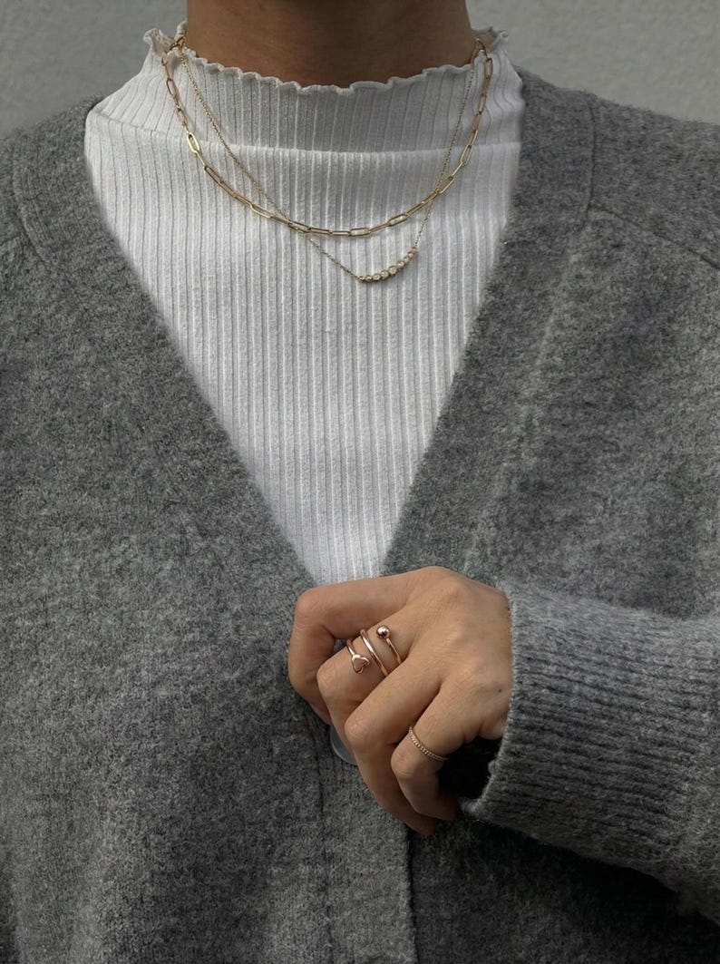 Rose Gold Micky Maus Ring: Sterling Silber Offenes Band Bild 3