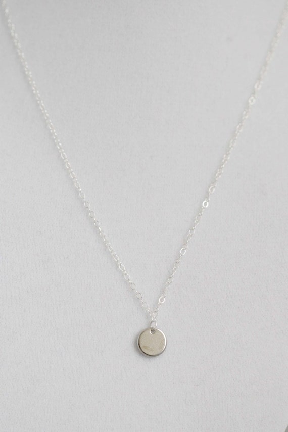 Tiny Dot Silver Necklace