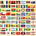Educational Placemat: World Flags International Reversible Sturdy ...