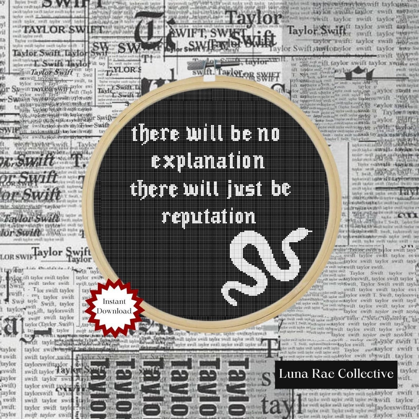 Taylor Swift Cross Stitch Pattern, Taylor Swift Eras Tour Cross Stitch ...