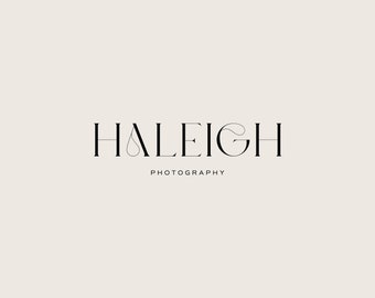 Premade Logo Design | Business Logo | Minimal Logo | Photography Logo | Boutique Logo | Boudoir Logo | Modern Logo | Skincare Logo