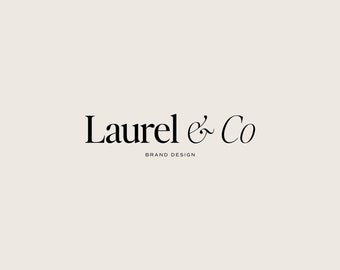 Premade Logo Design | Business Logo | Minimal Logo | Photography Logo | Boutique Logo | Boudoir Logo | Modern Logo | Skincare Logo