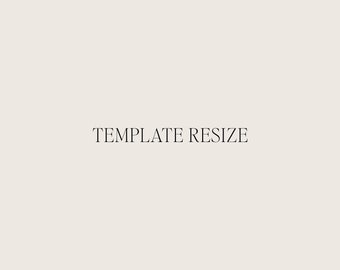 Template Resize for Canva Template