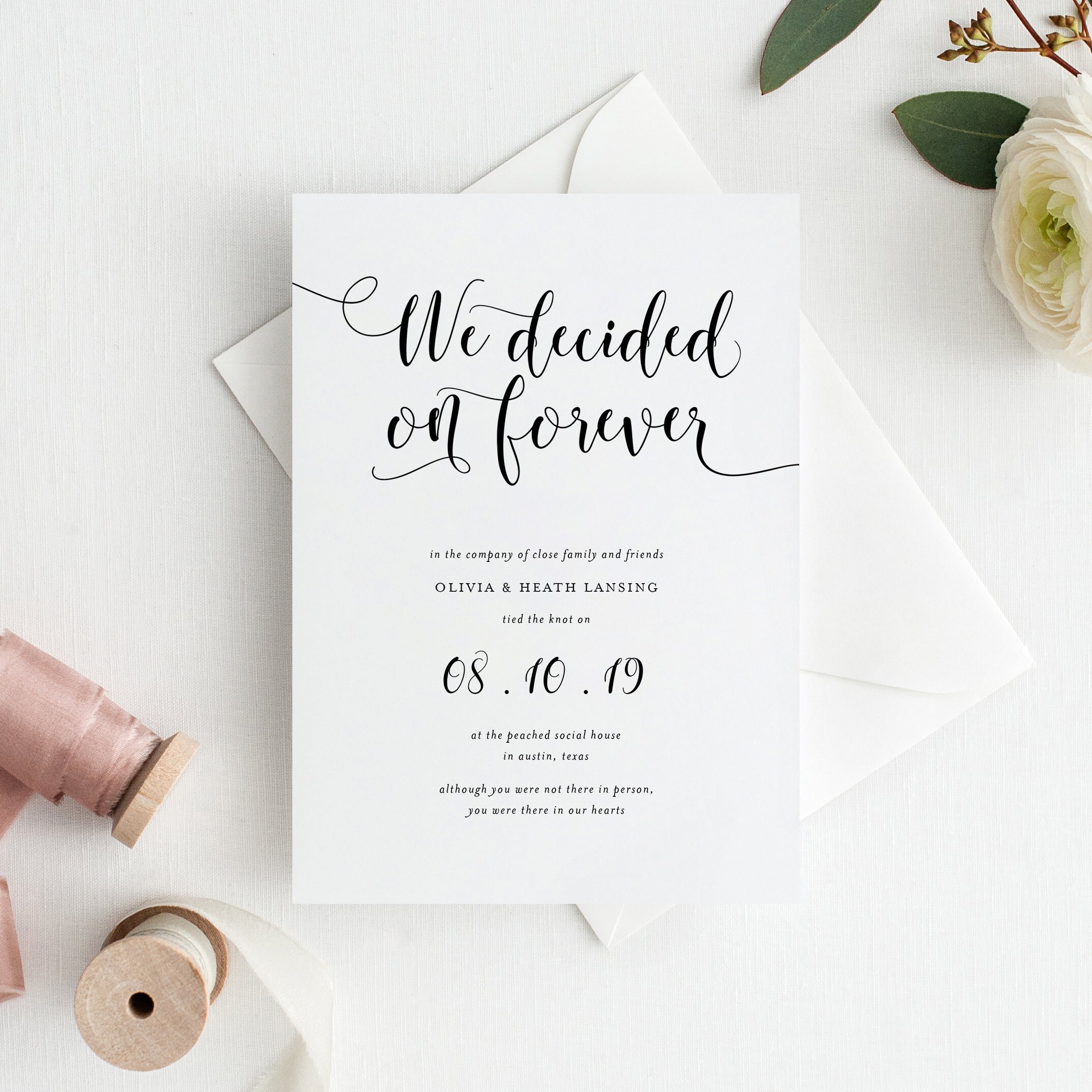 formato pdf editable elopement announcement template wedding free wedding announcement templates download