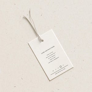 CANVA Swing Tag Template | Editable Clothing Tag | Printable Hanging ...