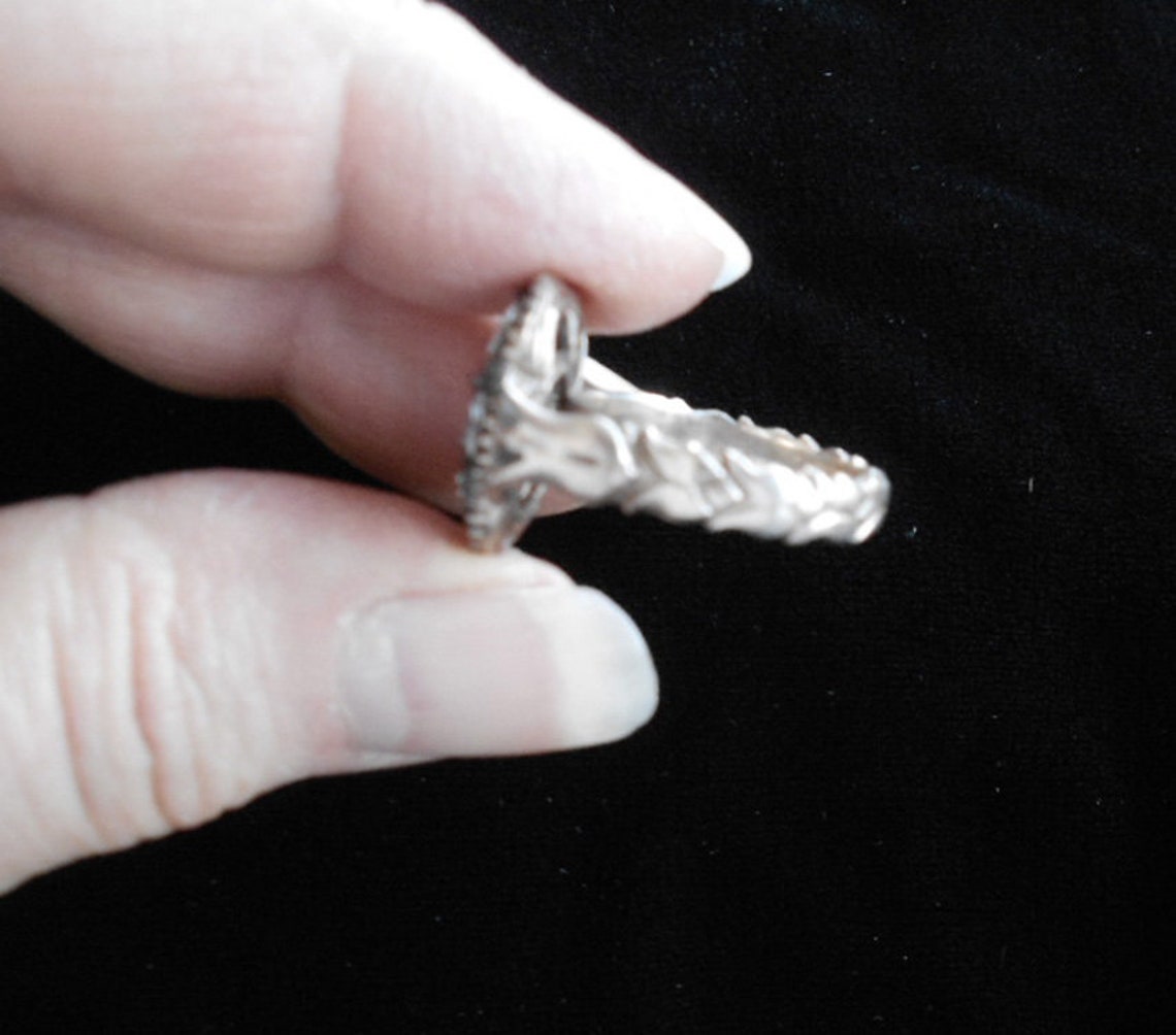 Georgischen Stil Vermeil Halo Paste Ring | Etsy