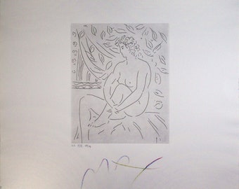 Peter Max Homage to Picasso Volume 5 Etching XVII 1993 Signed 68/99 Unframed