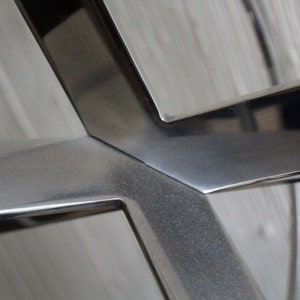 Phyllis Mark Kinetic Modern Steel Metal Floor Sculpture with Pedestal Signed afbeelding 4