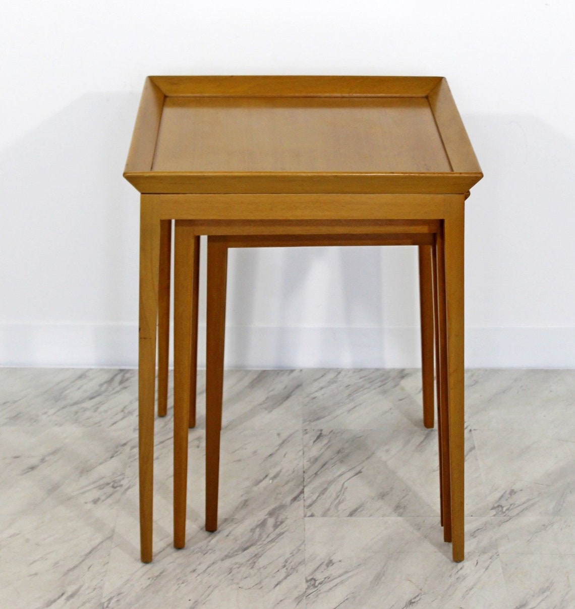 Mid Century Modern Set of Nesting Side Tables Robsjohn Etsy