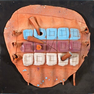 Albert Young Kathys Game Modernist Contemporary Ceramic Studio Art Sculpture image 1