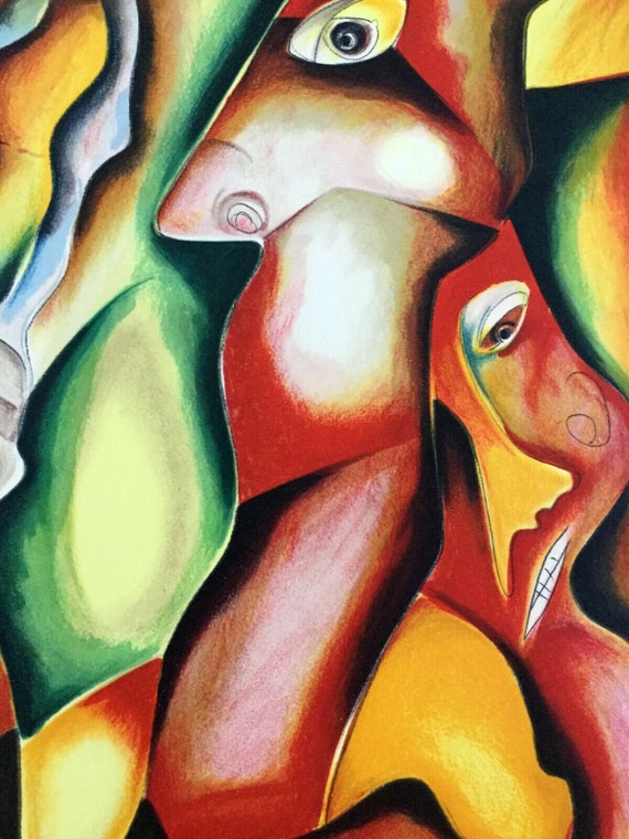 Contemporary Modernist Unframed Natures Roots Alexandra