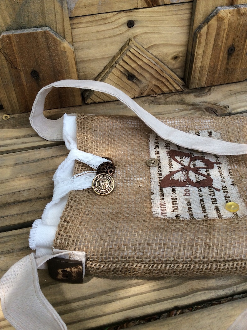 rustic gift bags Eco friendly gift bag fabric gift bag reusable gift wrapping repurposed vintage fabrics reusable gift bag unique gift