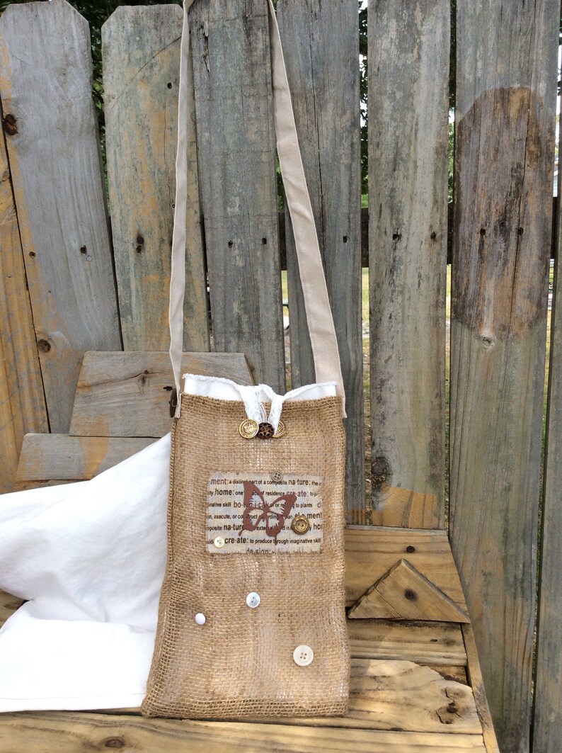 rustic gift bags Eco friendly gift bag fabric gift bag reusable gift wrapping repurposed vintage fabrics reusable gift bag unique gift