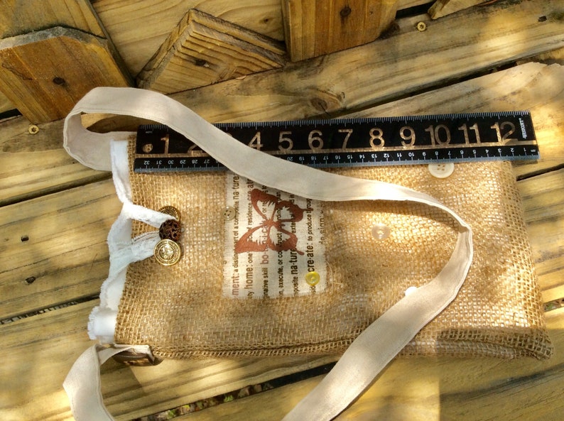 rustic gift bags Eco friendly gift bag fabric gift bag reusable gift wrapping repurposed vintage fabrics reusable gift bag unique gift