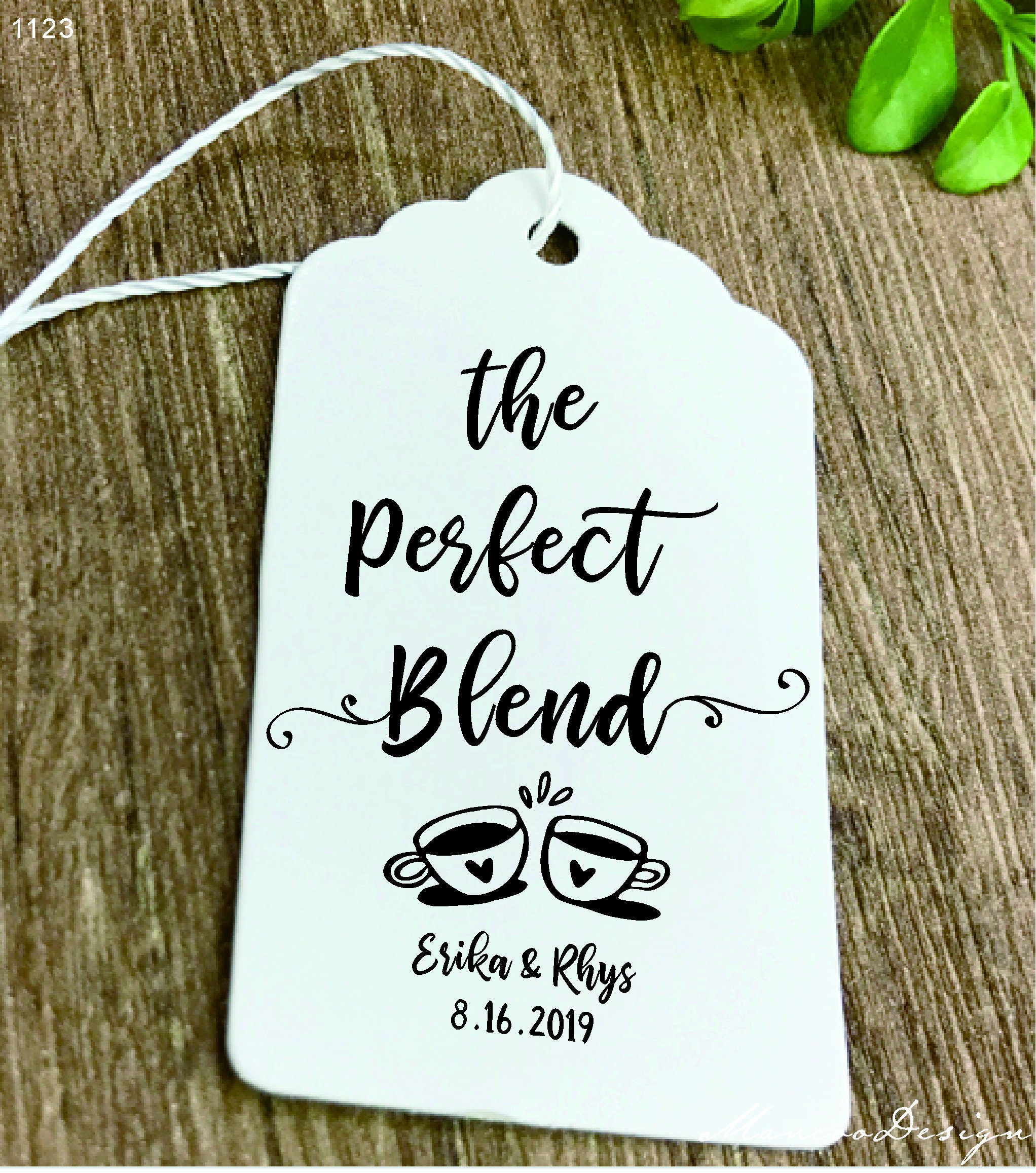 Wedding Favor StampsThe Perfect Blend Stamp Wedding Favors Etsy