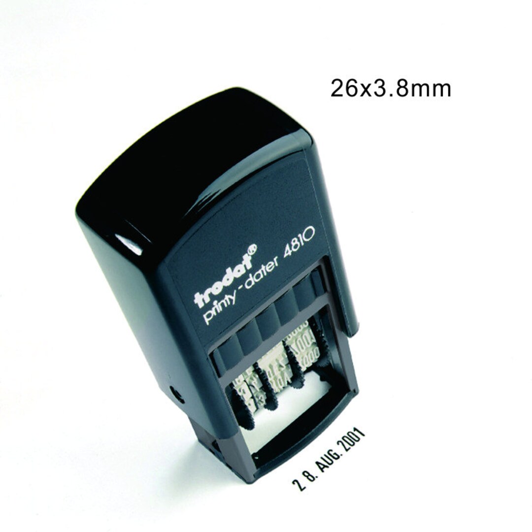 Trodat 4810 4820 Date Stamp, Changeable Date,small Date Stamp