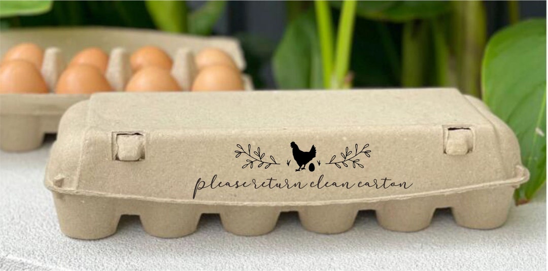 Personalized Eggs Stamps, Eggs Carton Stamp Farm Stamp Fresh Chicken
