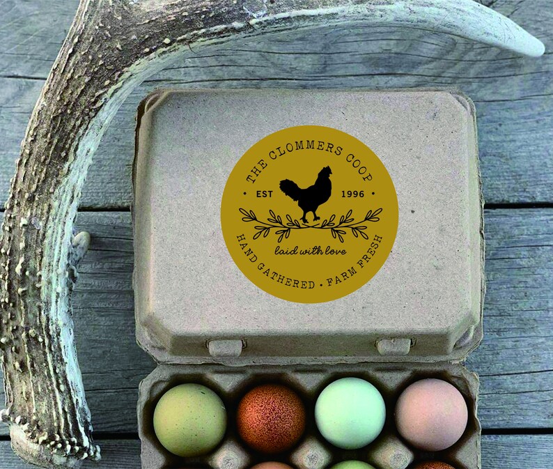 Personalized Eggs Labels Egg Carton Label Egg Carton Etsy