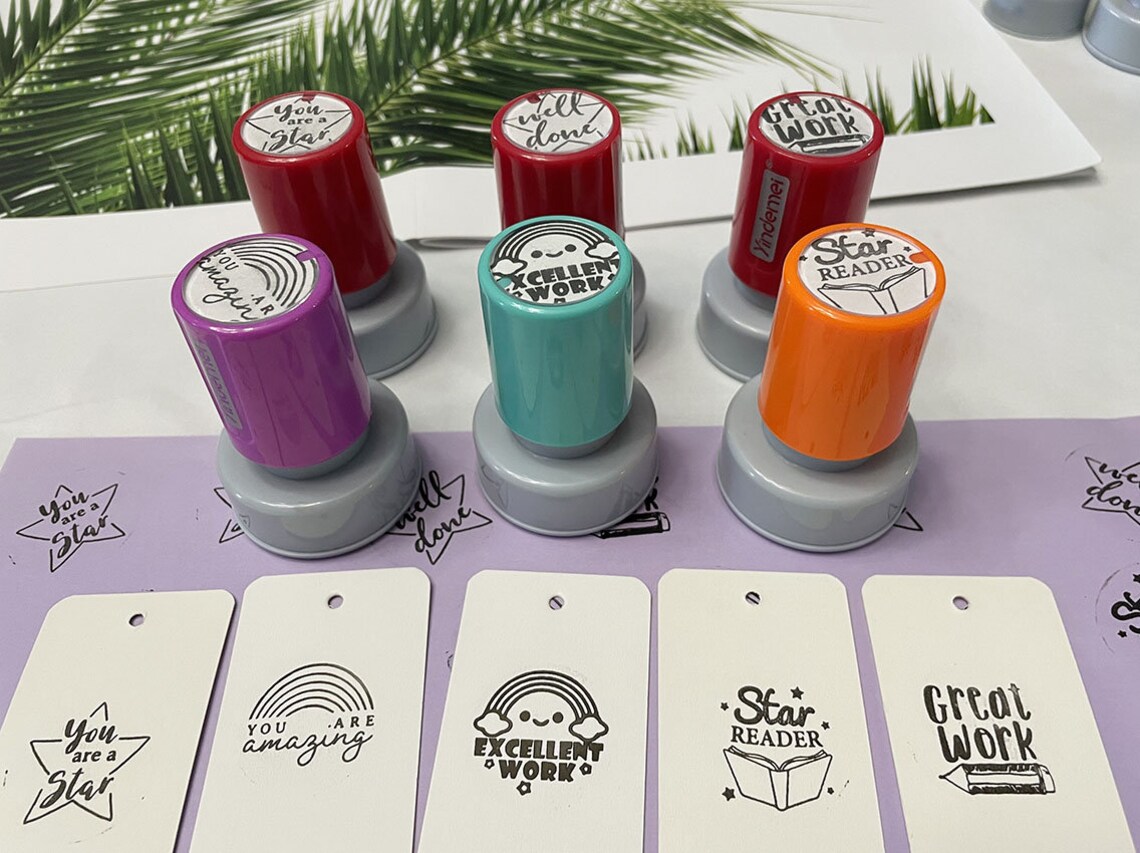 Custom Stamps Teacher Stampspersonalized Teacher Etsy