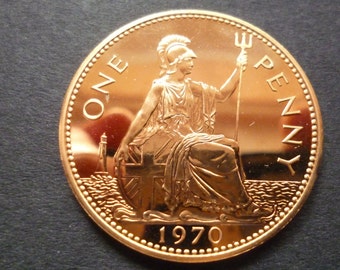 【100枚セット！】英国1ペニー銅貨 エリザベス女王1961〜67年発行 エリザベス女王 11 世、1961 年英国コイン、62 歳の誕生日