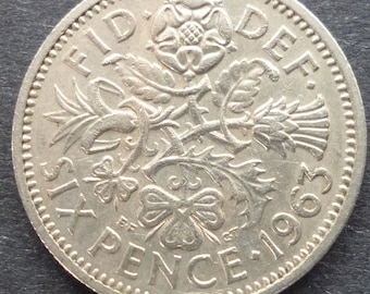 6ペンス 100枚セット 1953年~1967年 6ペンス 100枚セット 1953年~1967年 UK Sixpences 1953 for sale |