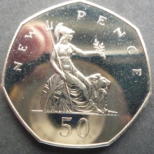 Elizabeth ii 50 pence - Etsy 日本
