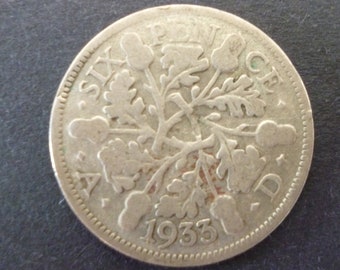 1967 OR six pence 6D pièce Boutons de manchette hommes 50th anniversaire