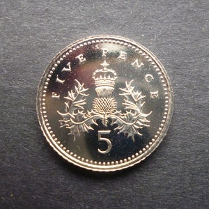 5 pence 1990 - Etsy 日本