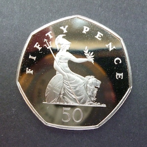 1997 50 pence - Etsy 日本