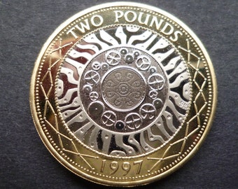 1997 UK Royal Mint Proof Two Pounds Coin