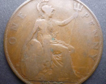 1930年 1ペニーコイン イギリス ジョージ5世より 誕生日、記念日、工芸