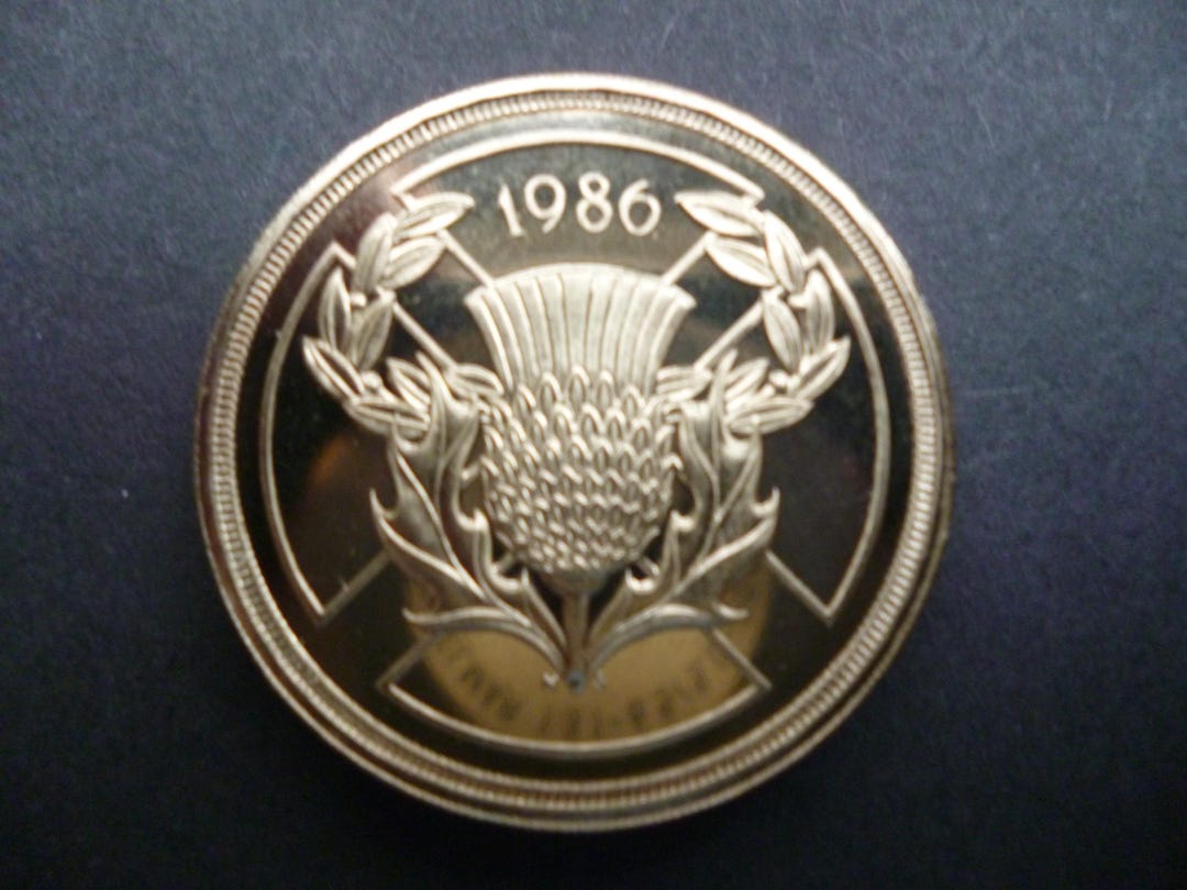 1986年 2ポンド硬貨、コモンウェルスゲームズ記念、エリザベス2世女王
