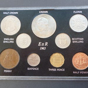 1965 Uk Coin Set - Etsy