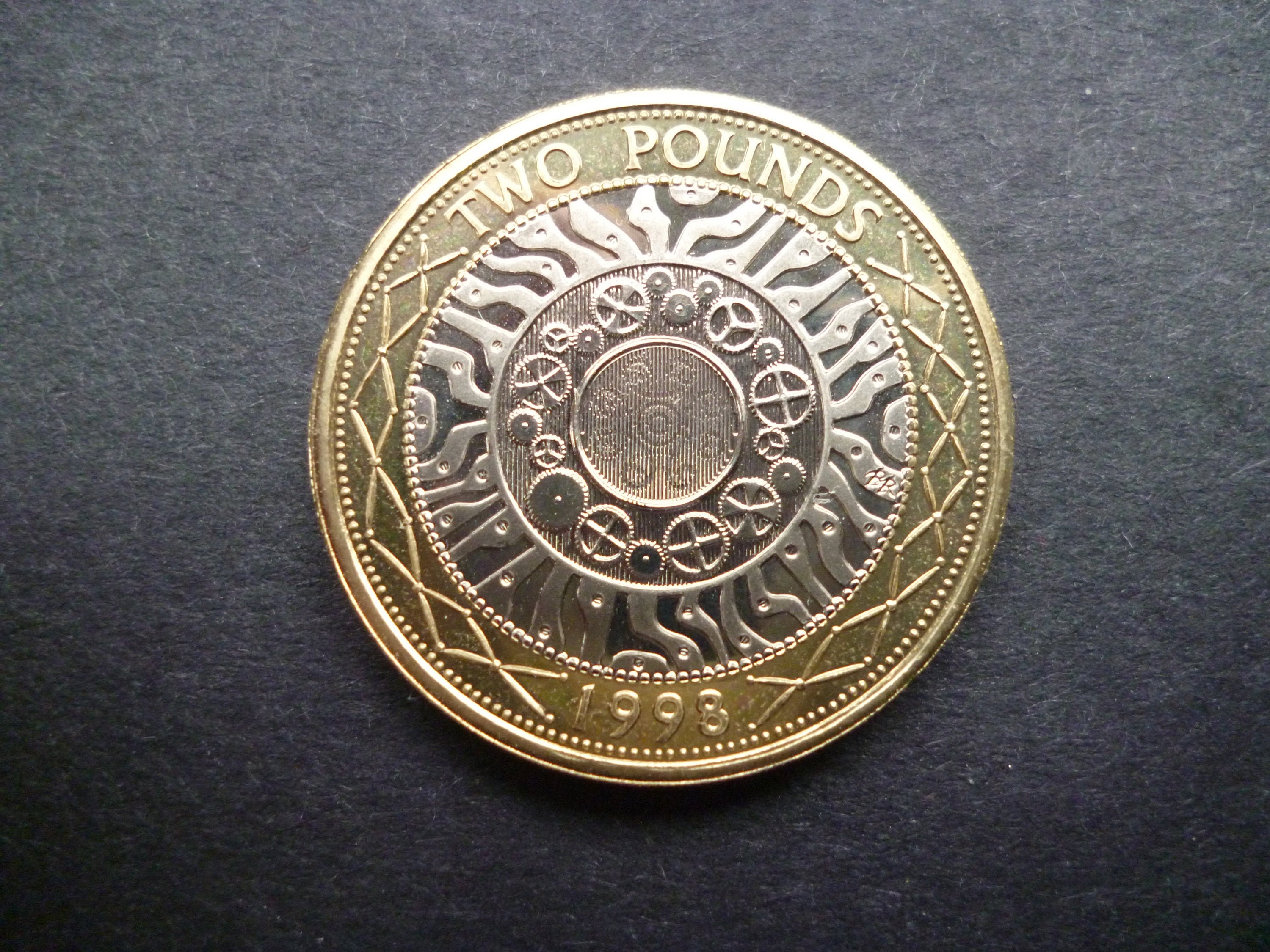 1998年英国王立造幣局発行プルーフ2ポンド硬貨 - Etsy 日本