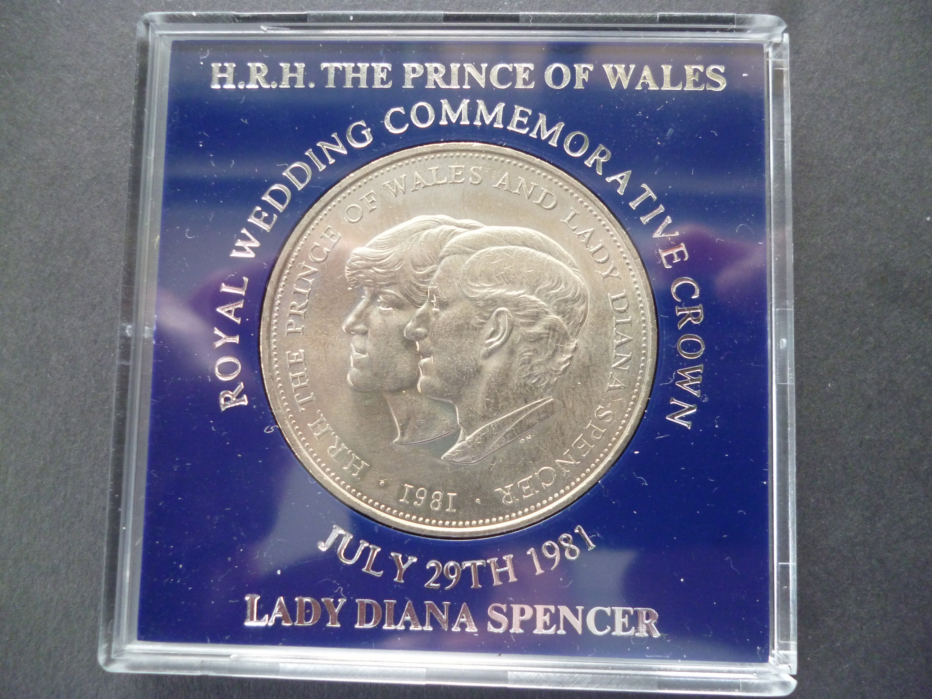1981 Crown coin, The Royal Wedding of Lady Diana Spencer and 
