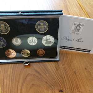 1989 UK Royal Mint Proof Coin Set - Queen Elizabeth II