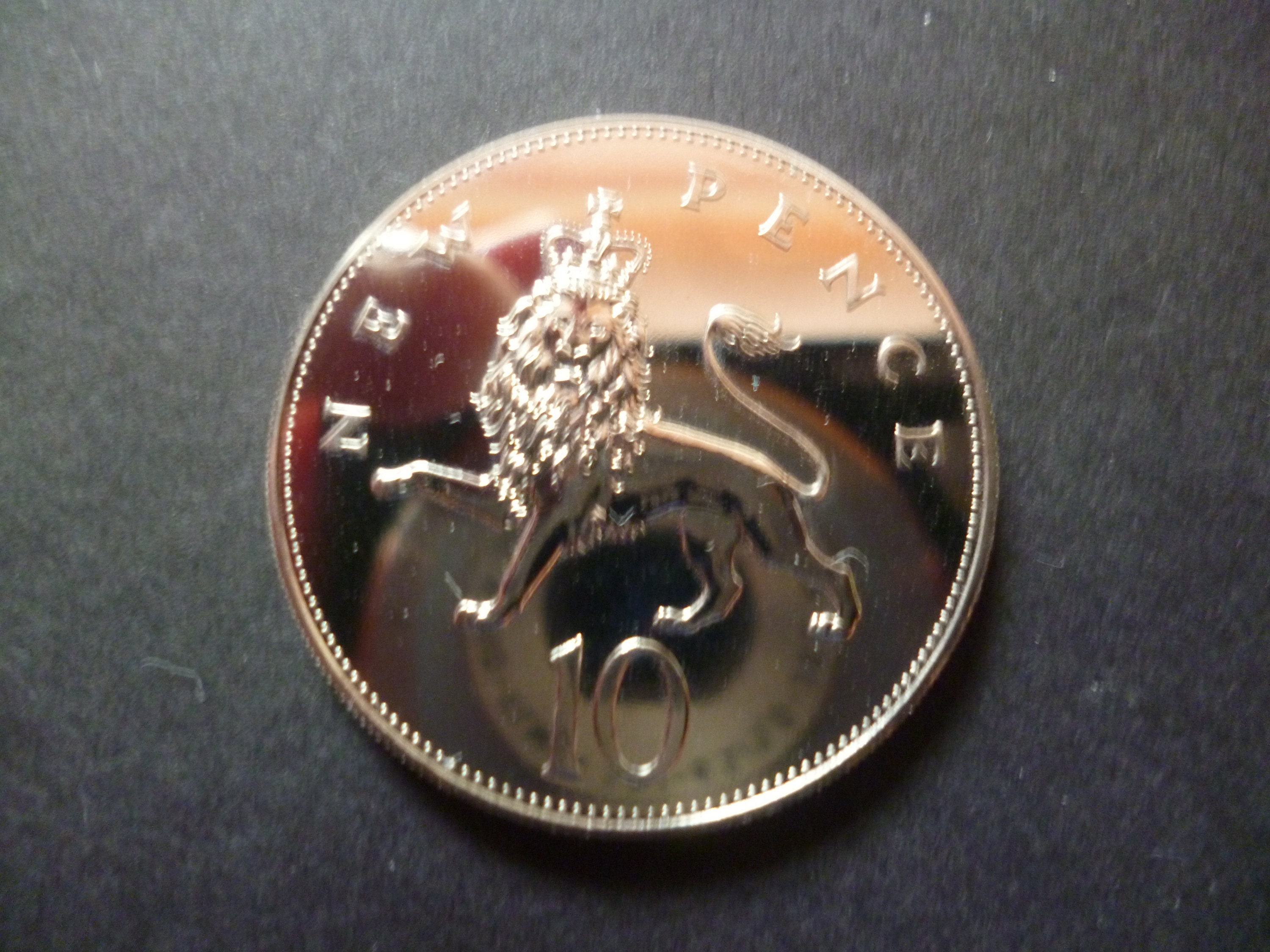 1981年 エリザベス女王 10ペンス プロフ必須！ 1981年 エリザベス女王