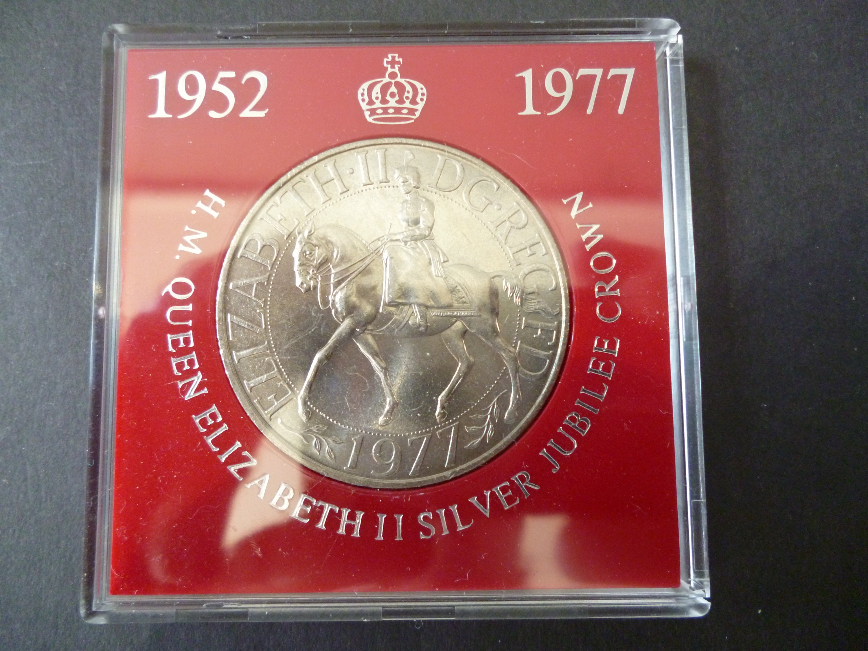 1977 Silver Jubilee Crown Coin - UK Royal Mint - Cupro-nickel - Etsy