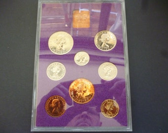 1970年英国王立造幣局プルーフコインセット - リーフレット付きコイン8