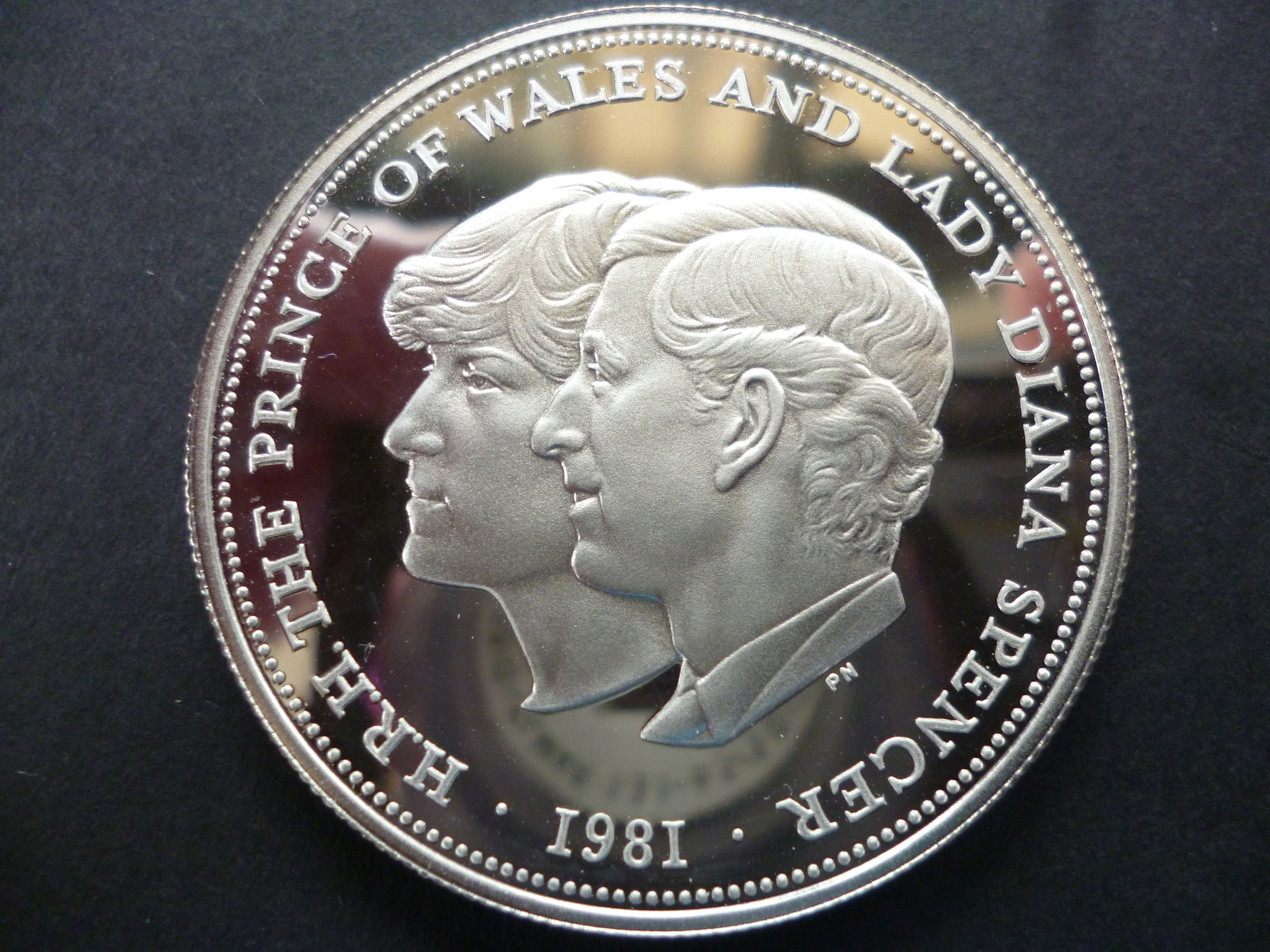 1981 Silver Proof Crown Coin issued to commemorate the Etsy