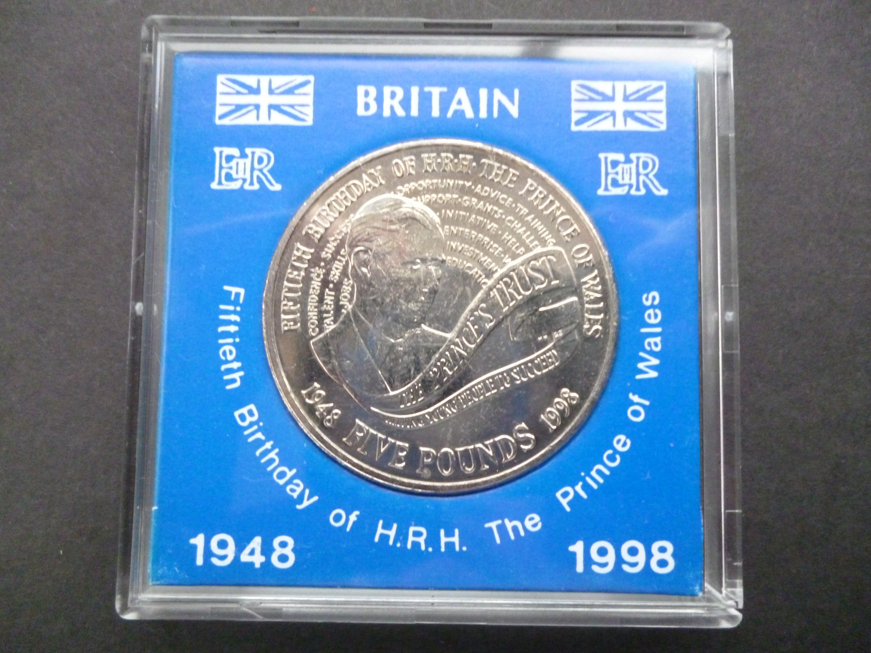 1998年チャールズ皇太子50歳誕生日記念コイン - イギリス - Etsy 日本