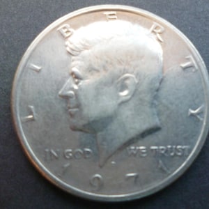 1971 Kennedy Half Dollar USA Coin - Copper-Nickel Clad
