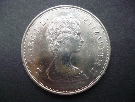 1980年英国王室：エリザベス女王生誕80周年記念コイン - Etsy 日本